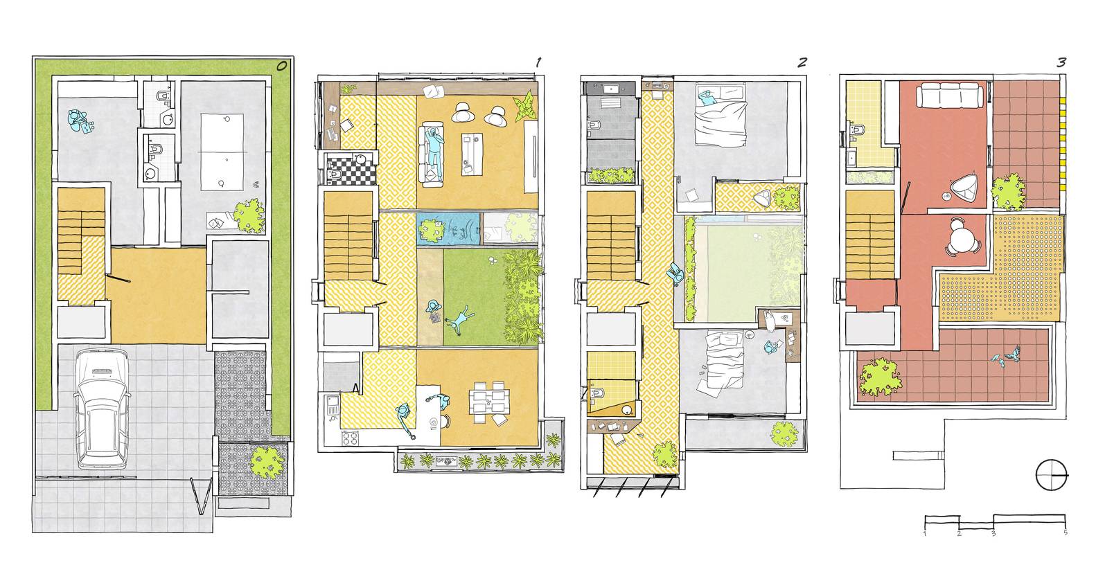 Đánh bay những yếu điểm của các căn nhà phố hiện đại, Soul Garden House tỏa sáng rực rỡ, ngập tràn ánh sáng Mặt Trời