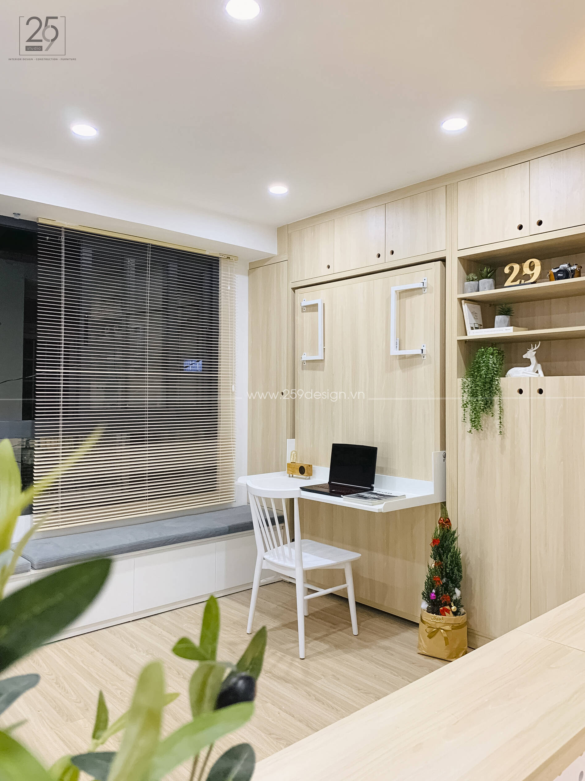 Cải tạo căn nhà 52m2 tăm tối, bí bách thành không gian rộng thoáng, tiện nghi bất ngờ