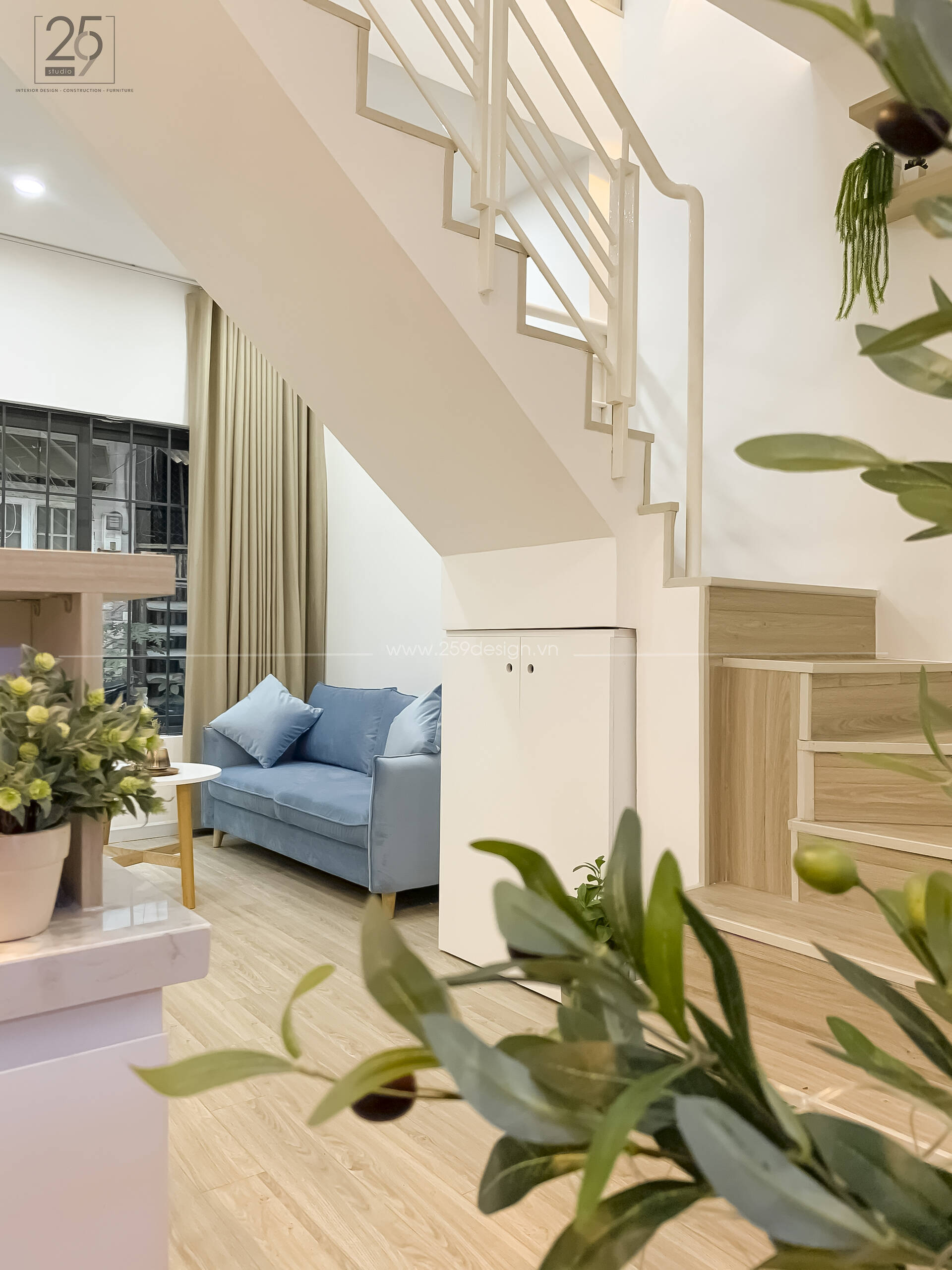Cải tạo căn nhà 52m2 tăm tối, bí bách thành không gian rộng thoáng, tiện nghi bất ngờ