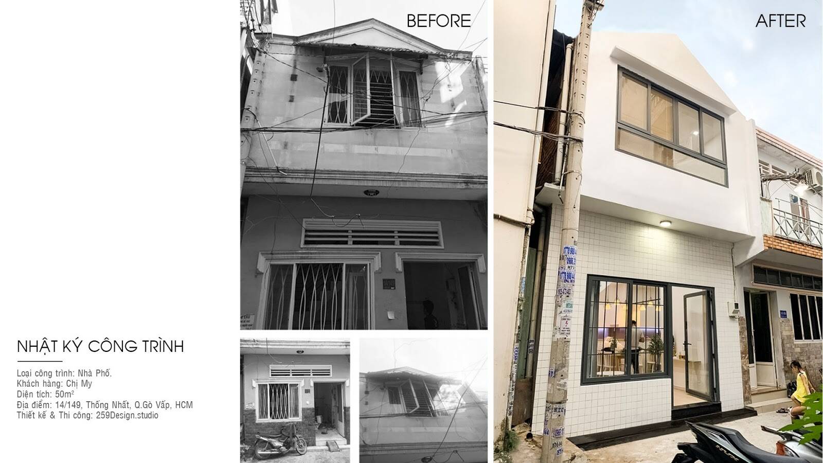 Cải tạo căn nhà 52m2 tăm tối, bí bách thành không gian rộng thoáng, tiện nghi bất ngờ