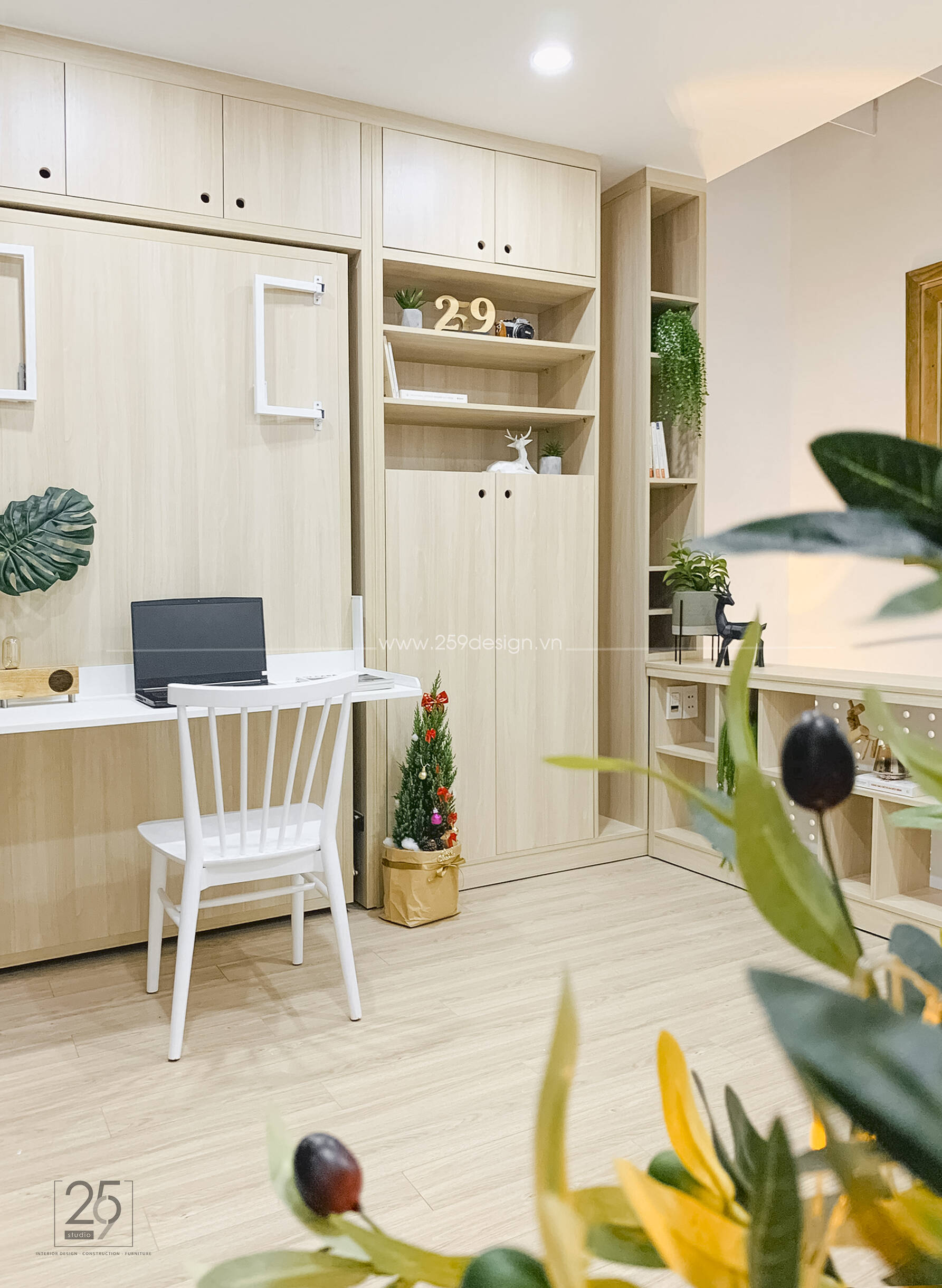 Cải tạo căn nhà 52m2 tăm tối, bí bách thành không gian rộng thoáng, tiện nghi bất ngờ