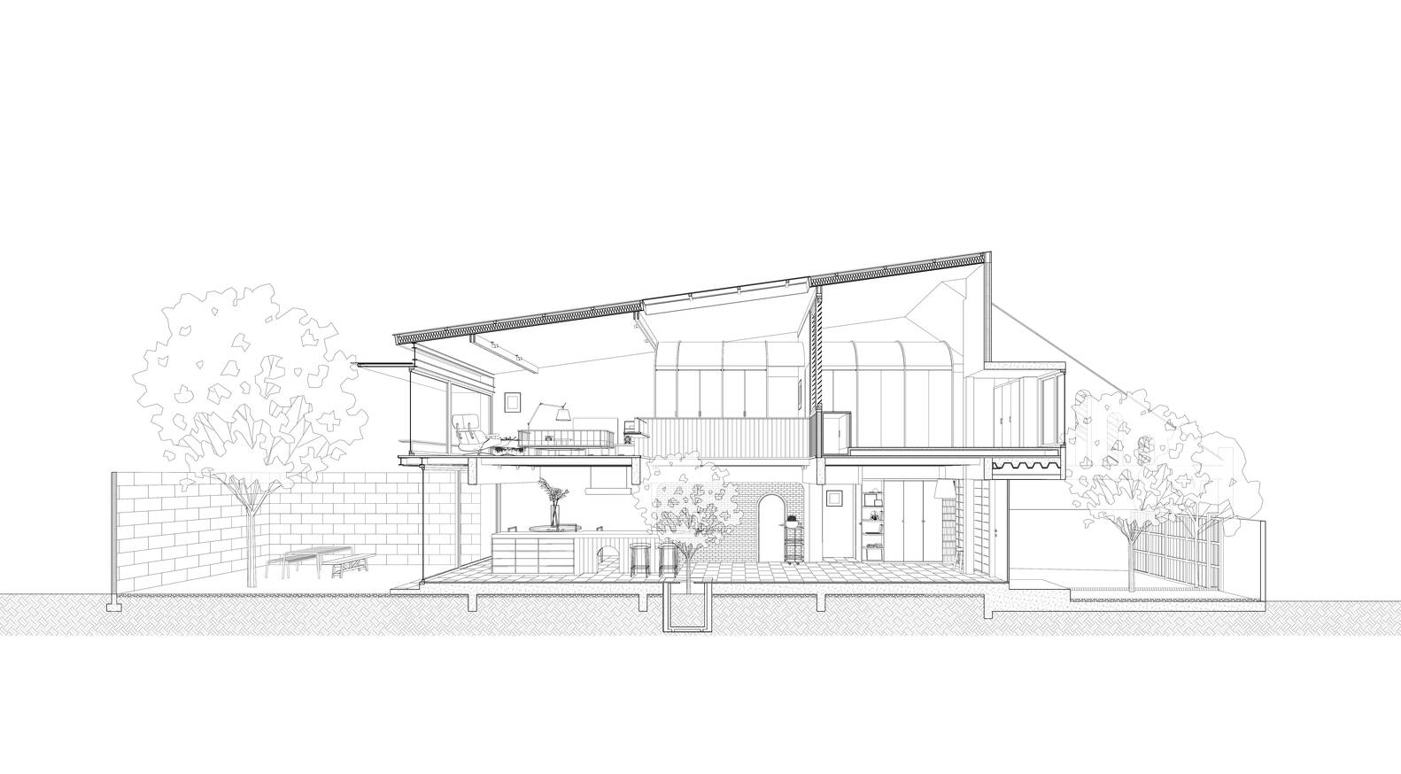 Ngôi nhà 150m2 thoáng mát
