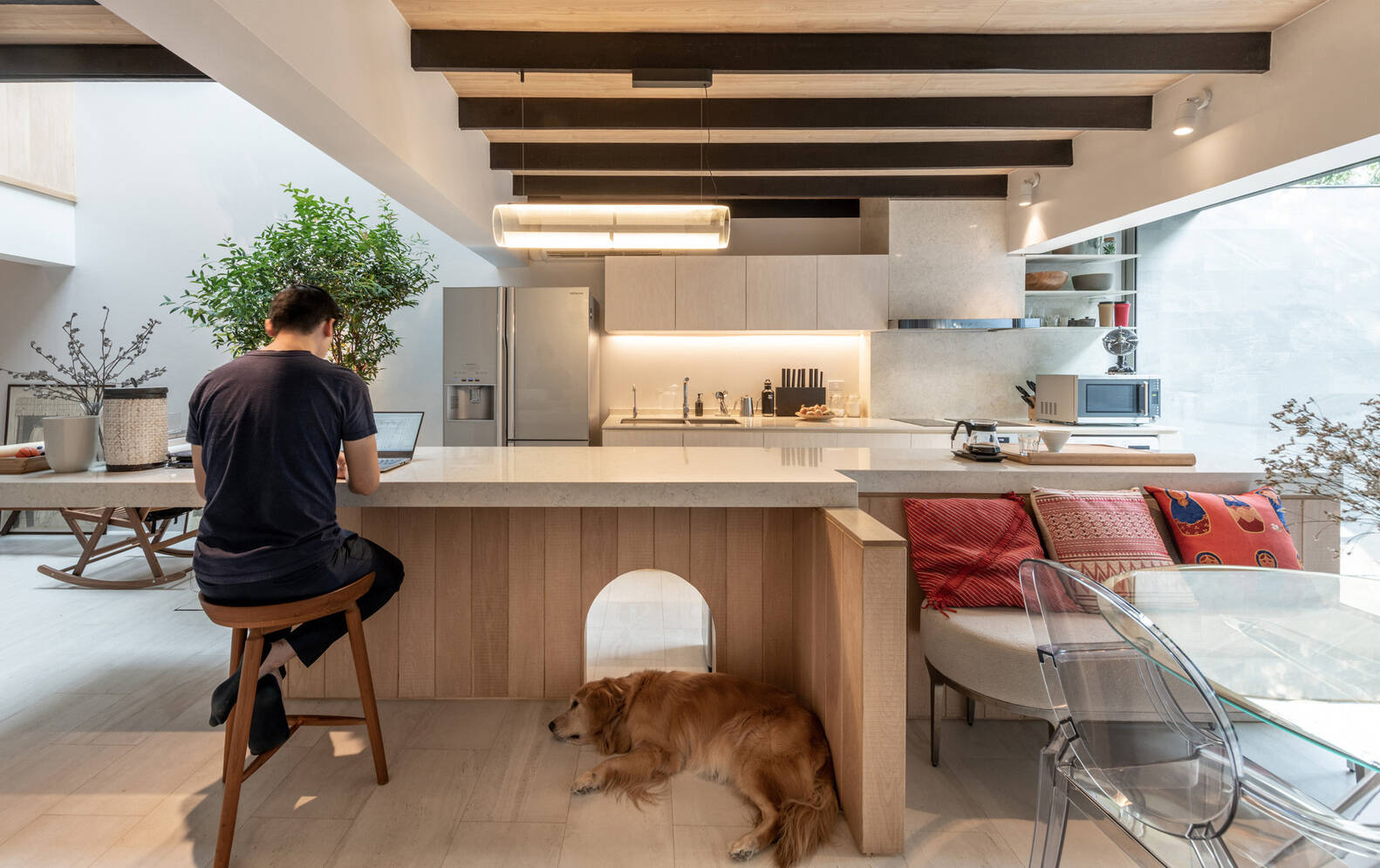 Ngôi nhà 150m2 thoáng mát