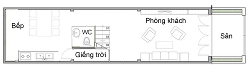 Tại sao nhà xây 2 giếng trời rồi mà vẫn bí?