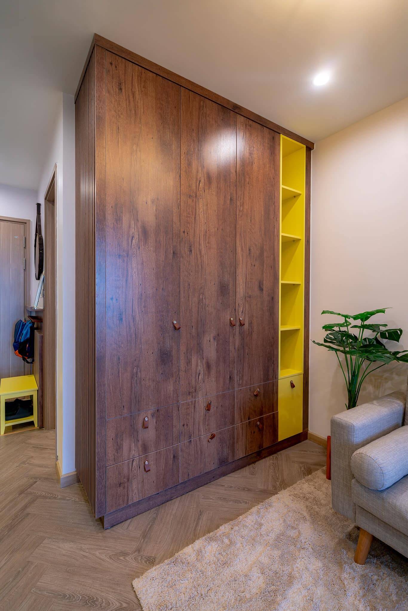 cải tạo căn hộ nhỏ 28m2