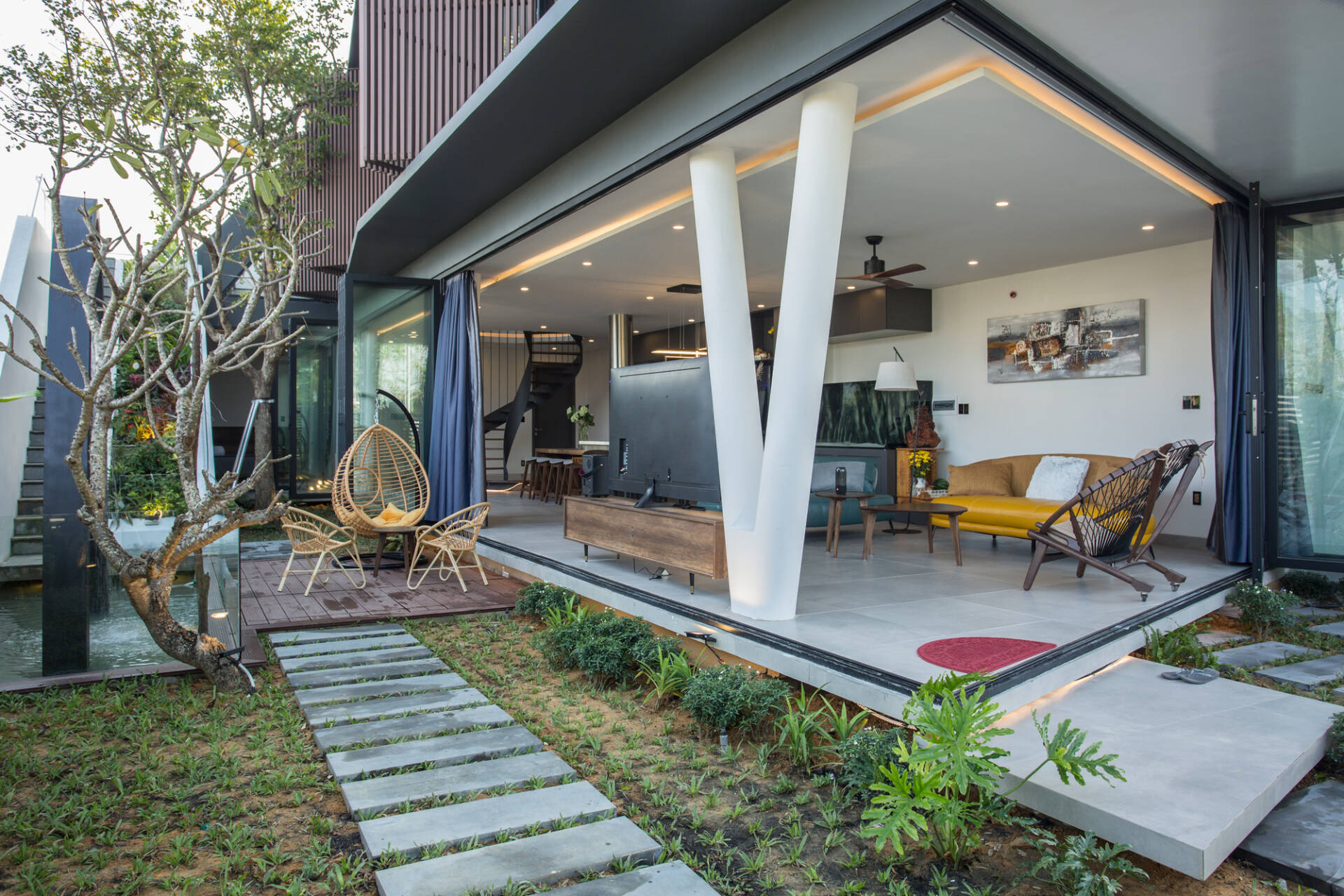 Tổng hợp 5 thiết kế nhà 3 tầng hiện đại, có nhà đẹp lung linh như resort 5 sao