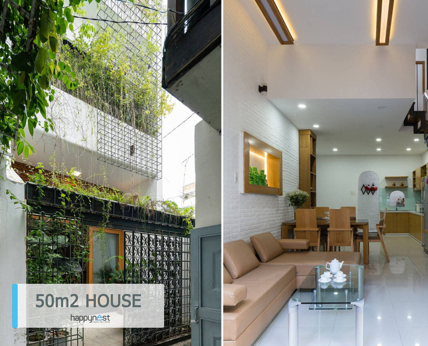alt='Chưa rộng tới 50m2, 5 nhà Việt sau vẫn sở hữu những khoảng xanh mát và công năng tiện nghi bất ngờ'