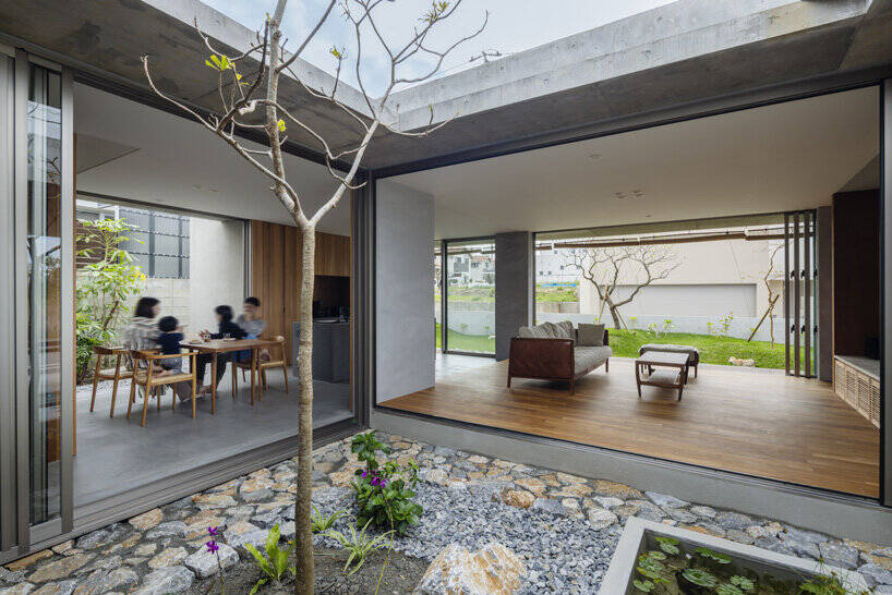 House in Nakagusuku thiết kế sân vườn và lớp 