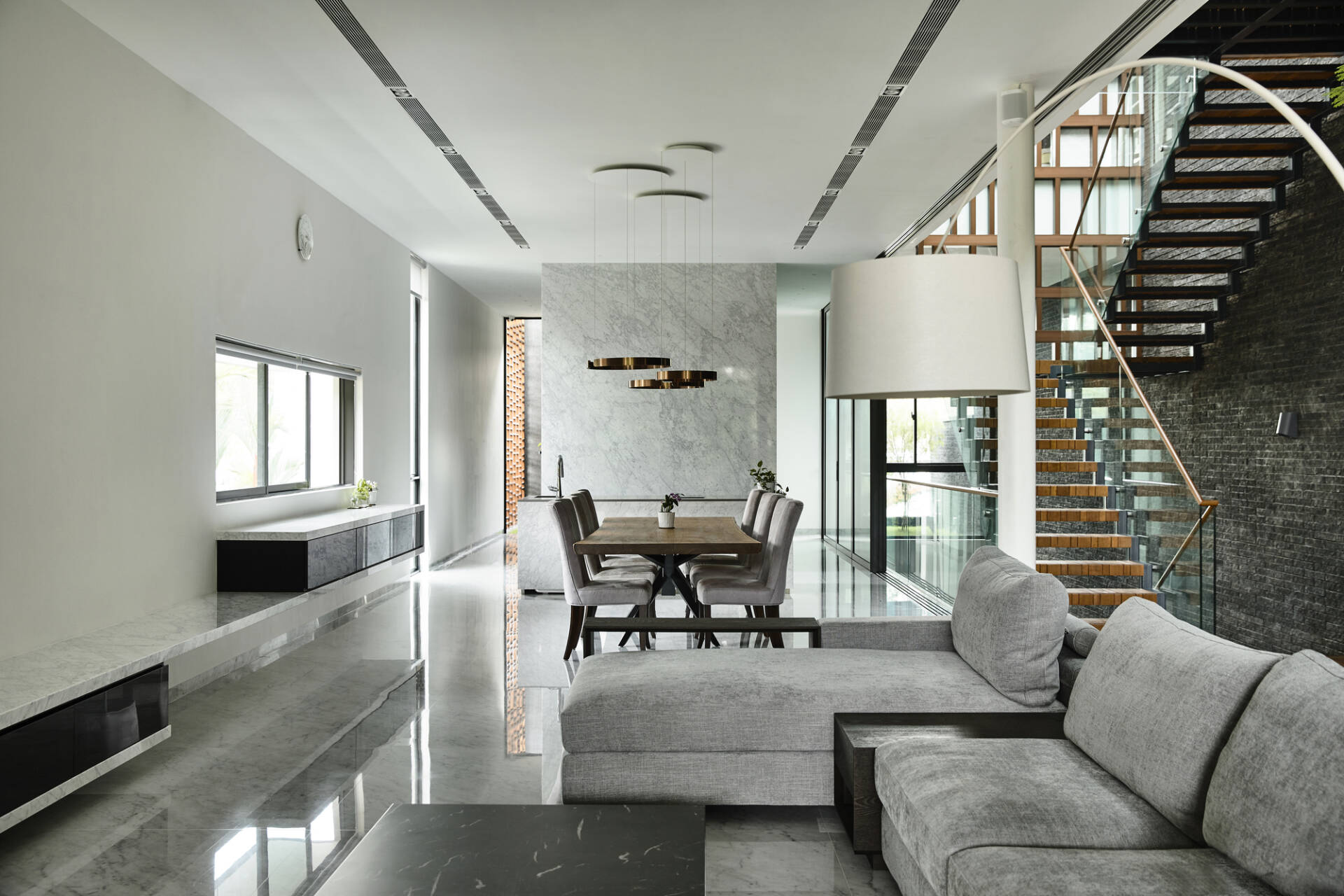 Nhà phố 3 tầng tại Singapore quanh năm lộng gió và thoáng sáng nhờ thiết kế 