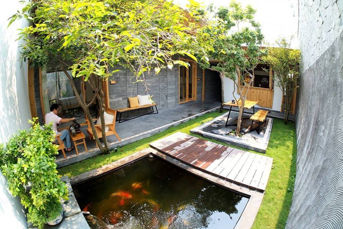Cần gì xa hoa tráng lệ, một ngôi nhà nhỏ chan hòa với cây vườn, thiên nhiên là đủ mãn nguyện rồi