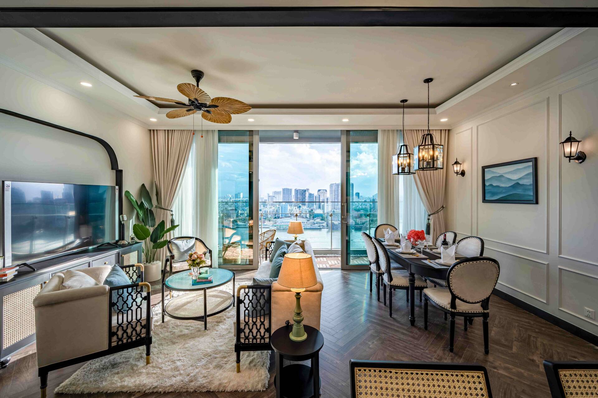 Căn hộ 129m2 sở hữu vẻ đẹp mê hoặc ở mọi góc nhìn, có chi phí hoàn thiện 750 triệu đồng
