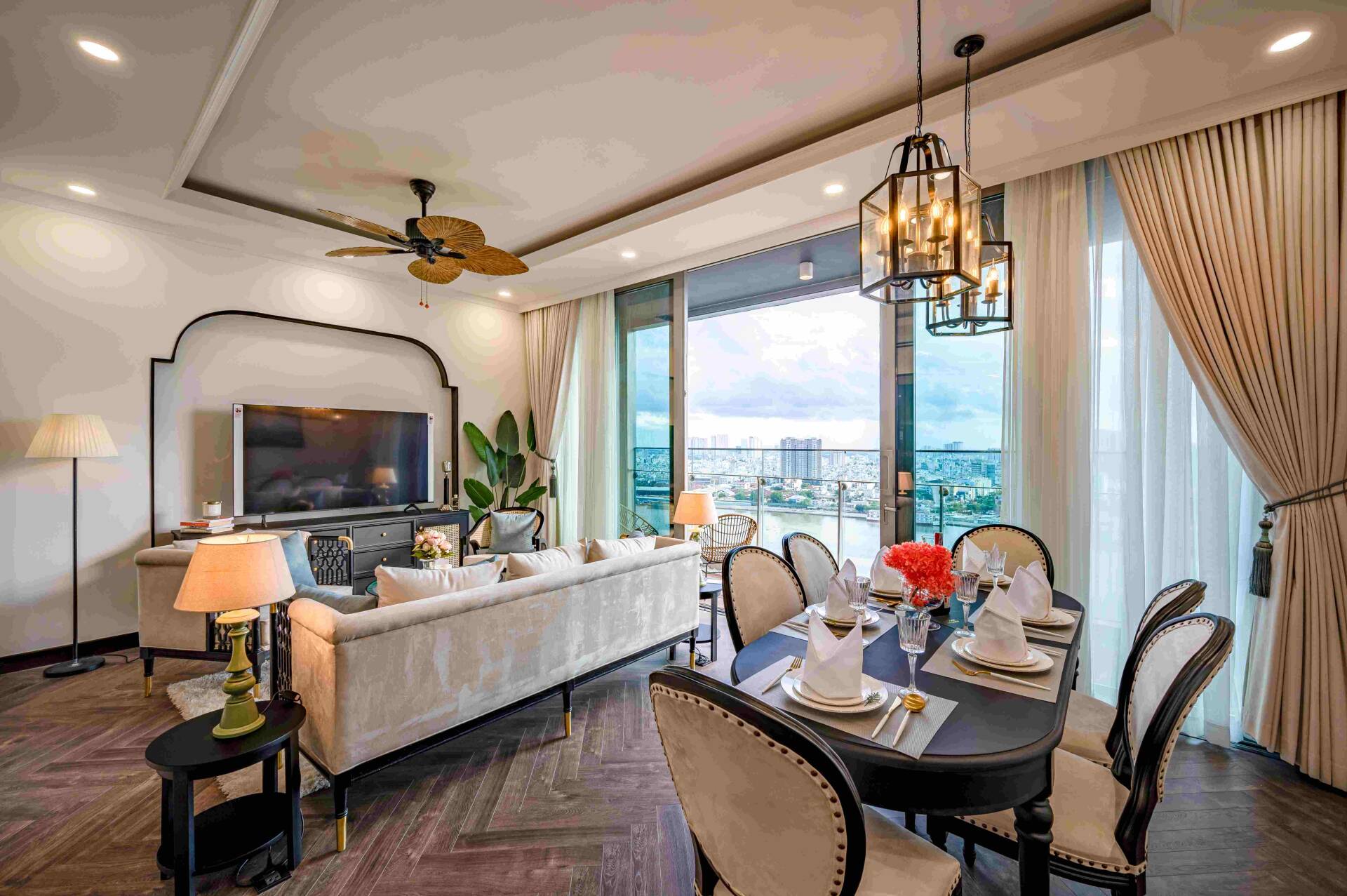 Căn hộ 129m2 sở hữu vẻ đẹp mê hoặc ở mọi góc nhìn, có chi phí hoàn thiện 750 triệu đồng