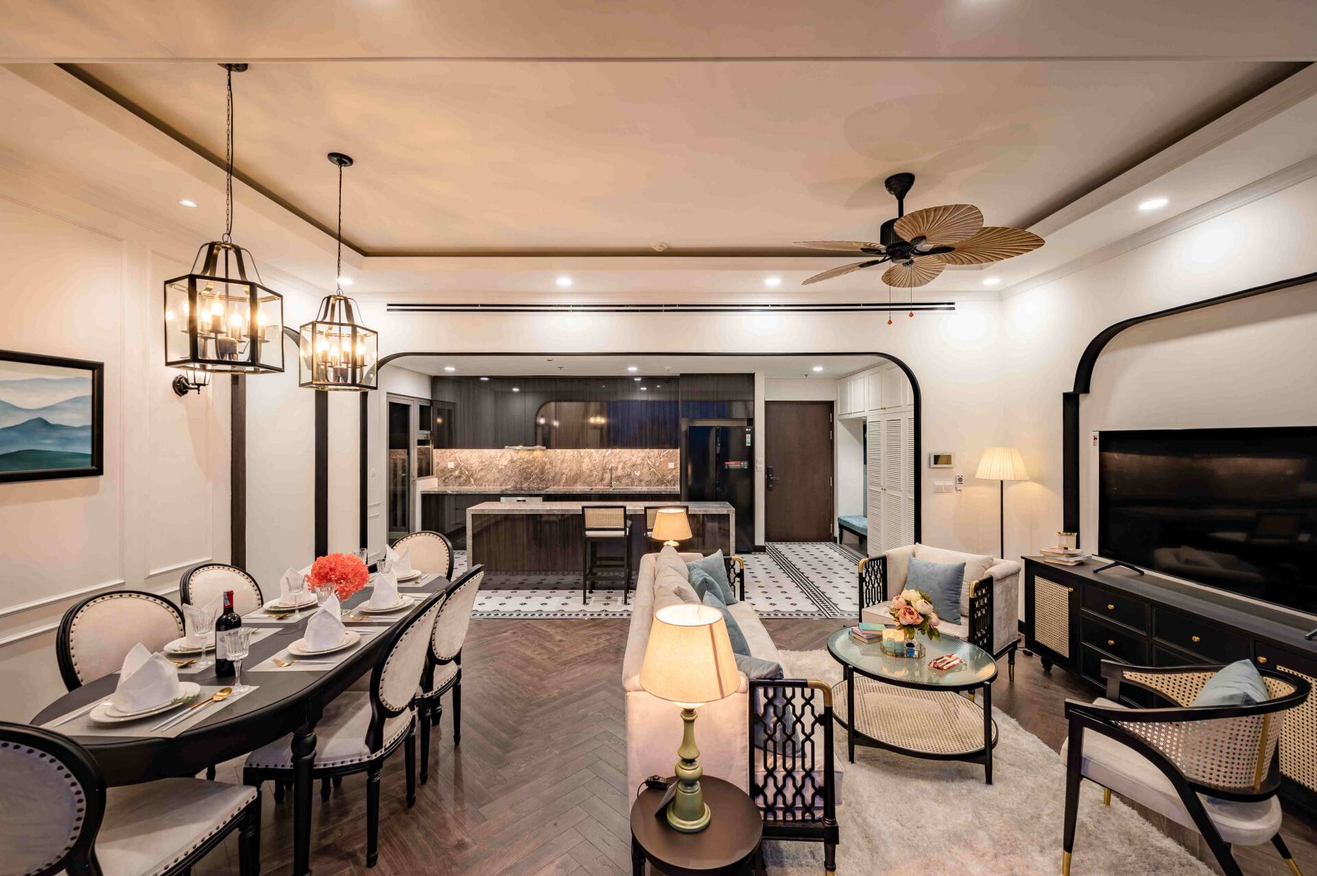 Căn hộ 129m2 sở hữu vẻ đẹp mê hoặc ở mọi góc nhìn, có chi phí hoàn thiện 750 triệu đồng