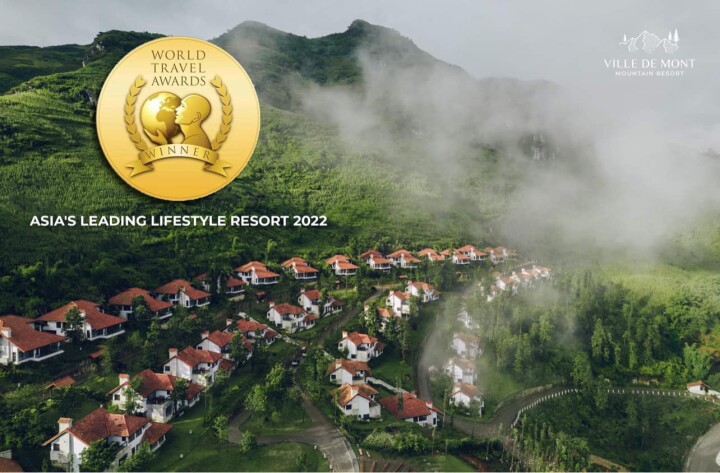 Khu nghỉ dưỡng Ville De Mont Mountain Resort được vinh danh tại giải thưởng du lịch quốc tế danh giá World Travel Awards 2022